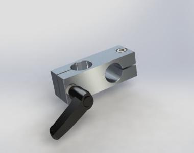 AL Knuckle w/Handle for 3/4 Rod