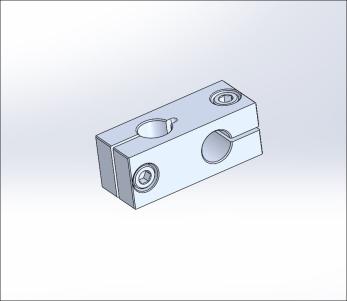 AL Knuckle w/single key  for 1/2 Rod