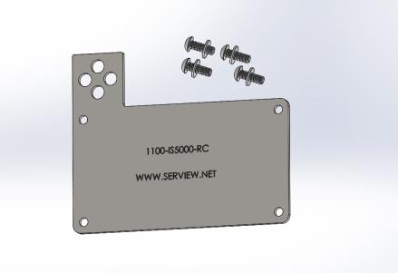 Cognex In-Sight 5000 Bracket SS, also compatible with IS9000 Series In-Sight Cameras
