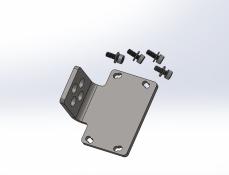 Cognex Right Angle Micro bracket for In-Sight 8000 family