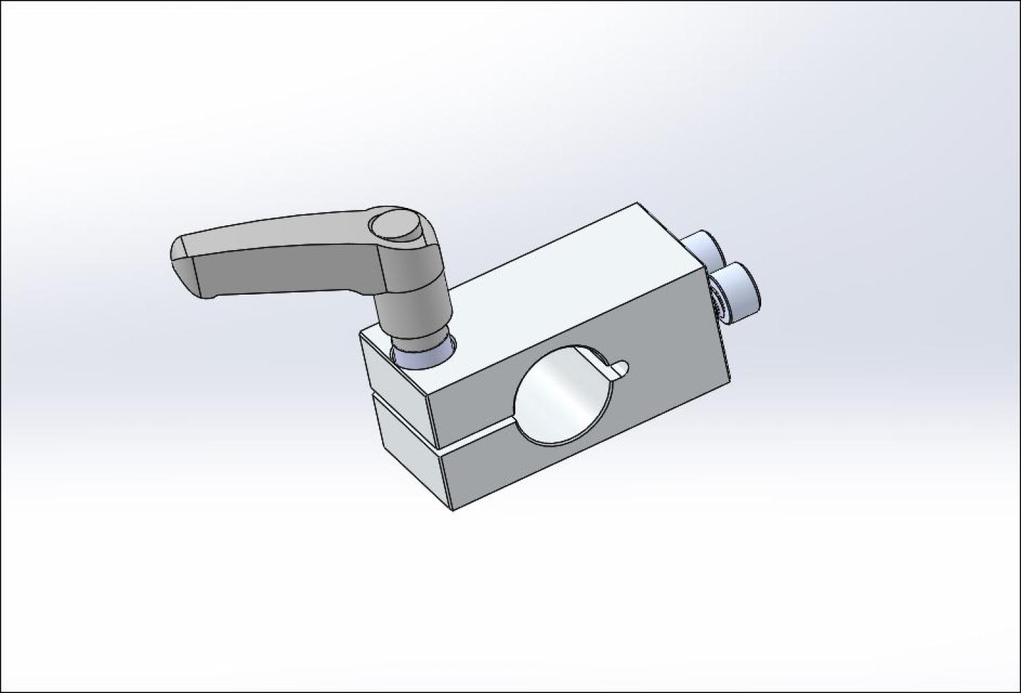 AL End Knuckle w/key and handle for 1/2