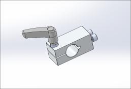 AL End Knuckle w/key and handle for 1/2 Rod