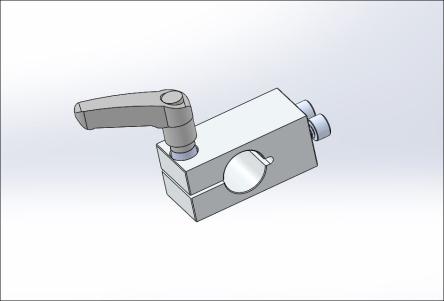 AL End Knuckle w/key and handle for 1/2 Rod