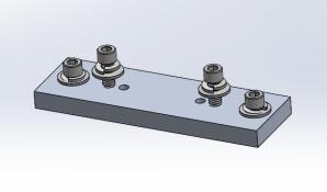 Serview Breadboard Mount Adaptor for 1 Hole spacing