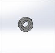AL Split Shaft Collar with Key for 1/2 Rod
